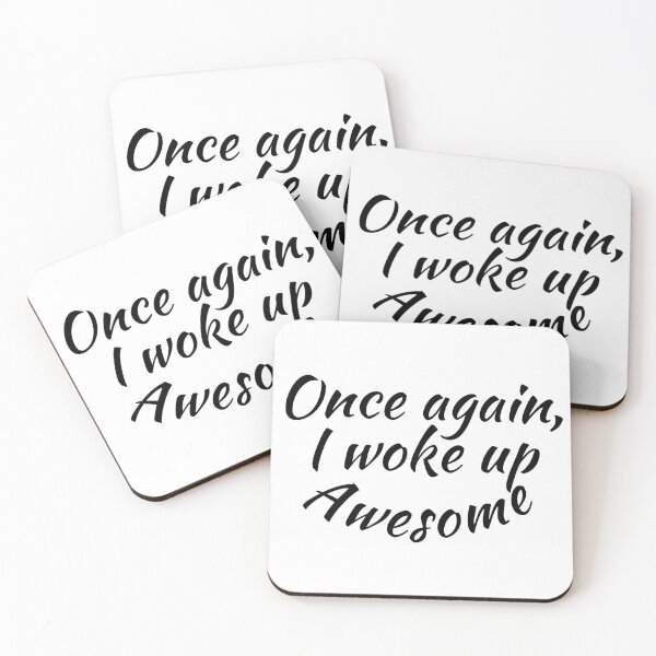 Item preview, Once again, I woke up awesome! designed and sold by SparkzPress.