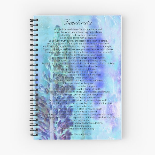 Item preview, Desiderata 26 On Lupine Flower Art designed and sold by Sharon Cummings Art.