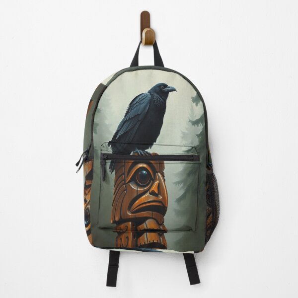 Item preview, Raven and Totem Pole designed and sold by Skye Ryan-Evans.