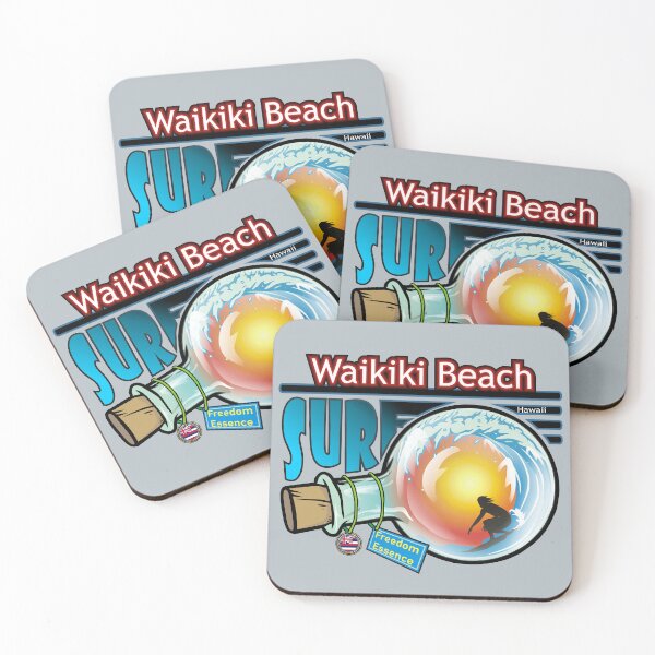 Item preview, Waikiki Beach Hawaii surf freedom essence designed and sold by studioss76.