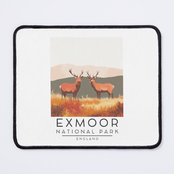 Item preview, A Vintage Illustration of Exmoor National Park - England designed and sold by GoodOldVintage.
