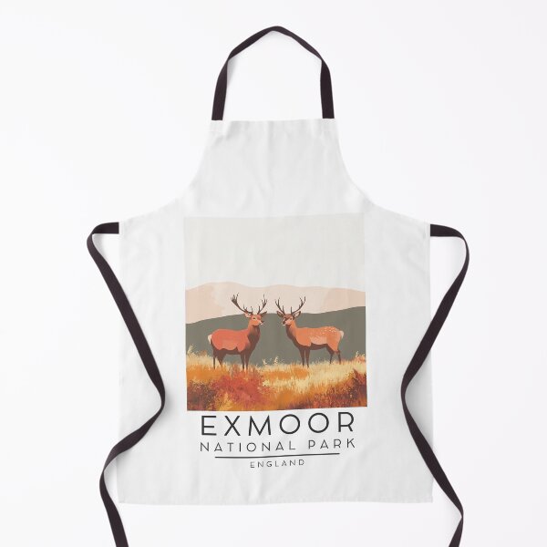 Item preview, A Vintage Illustration of Exmoor National Park - England designed and sold by GoodOldVintage.
