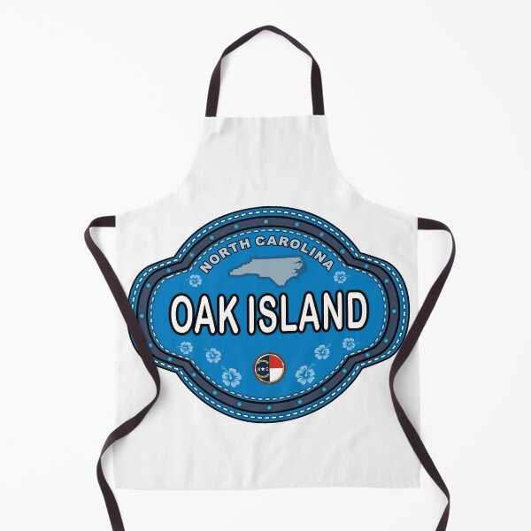 Item preview, Oak Island North Carolina stitching effect emblem designed and sold by studioss76.