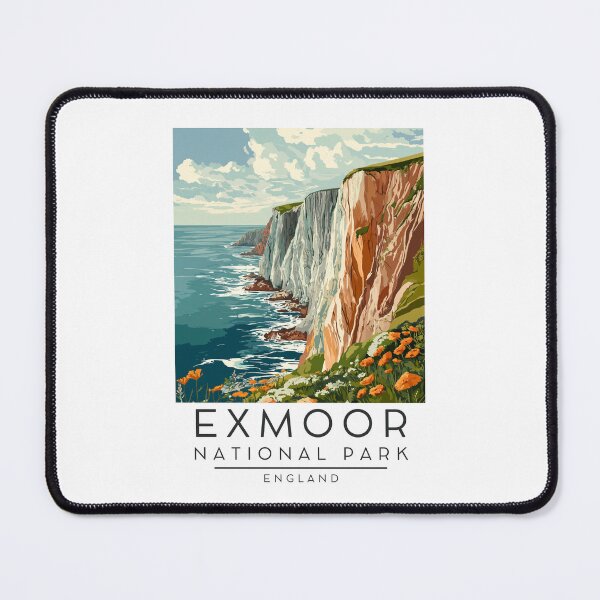 Item preview, A Vintage Illustration of Exmoor National Park - England designed and sold by GoodOldVintage.