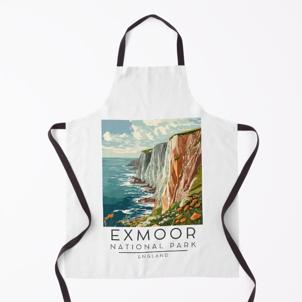 Item preview, A Vintage Illustration of Exmoor National Park - England designed and sold by GoodOldVintage.