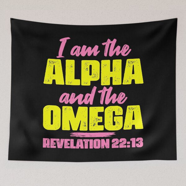 Artikelvorschau, Offenbarung 22:13 Ich bin das Alpha und das Omega entworfen und verkauft von plushism.