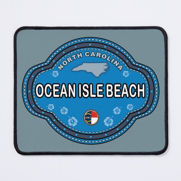 Item preview, Ocean Isle Beach NC North Carolina stitching effect emblem designed and sold by studioss76.