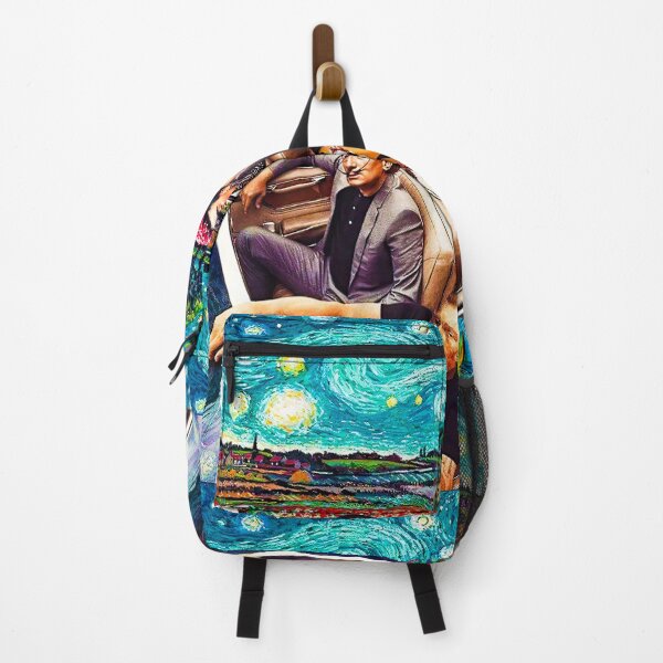 Item preview, Frida Dali Van Gogh In Car Starry Night designed and sold by ByOxCe.