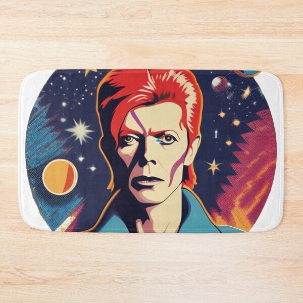 Artikelvorschau, Karikaturillustration basierend auf Künstlern wie David Bowie entworfen und verkauft von butikoshop.