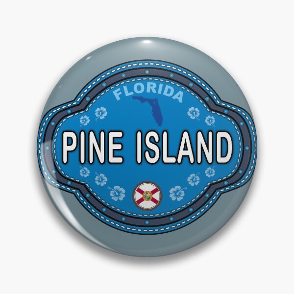 Item preview, Pine Island Florida stitching effect emblem designed and sold by studioss76.