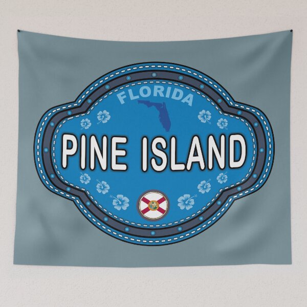 Item preview, Pine Island Florida stitching effect emblem designed and sold by studioss76.