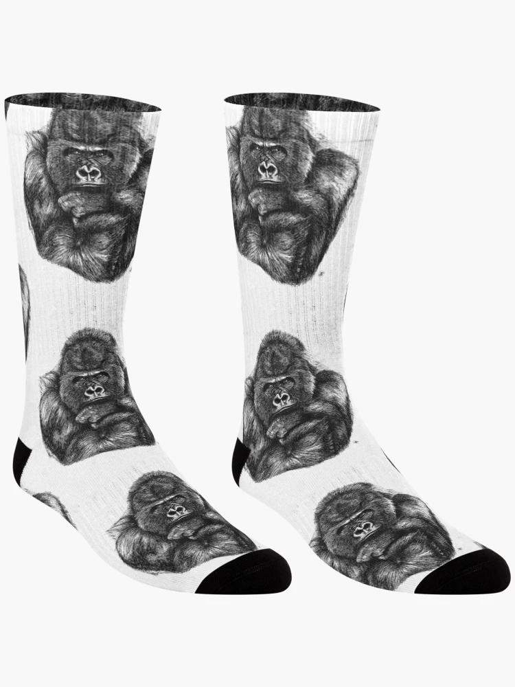 Thumbnail 3 of 5, Socks, Go Rilla REAL designed and sold by square1studio.