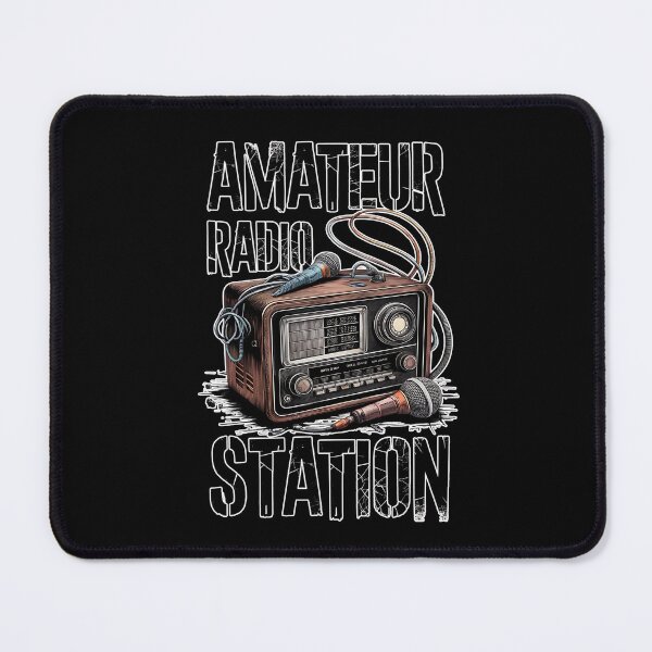 Item preview, Amateur Radio Station Vintage Style Design designed and sold by ArtFeverShop.