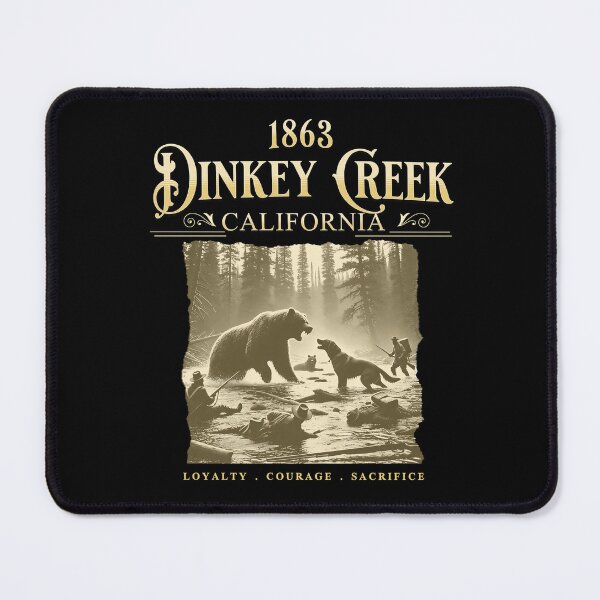 Item preview, 1863 Dinkey Creek California designed and sold by NuttySqueaky.