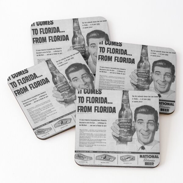 Item preview, Vintage Florida Beer Ad designed and sold by SterkalaPress.