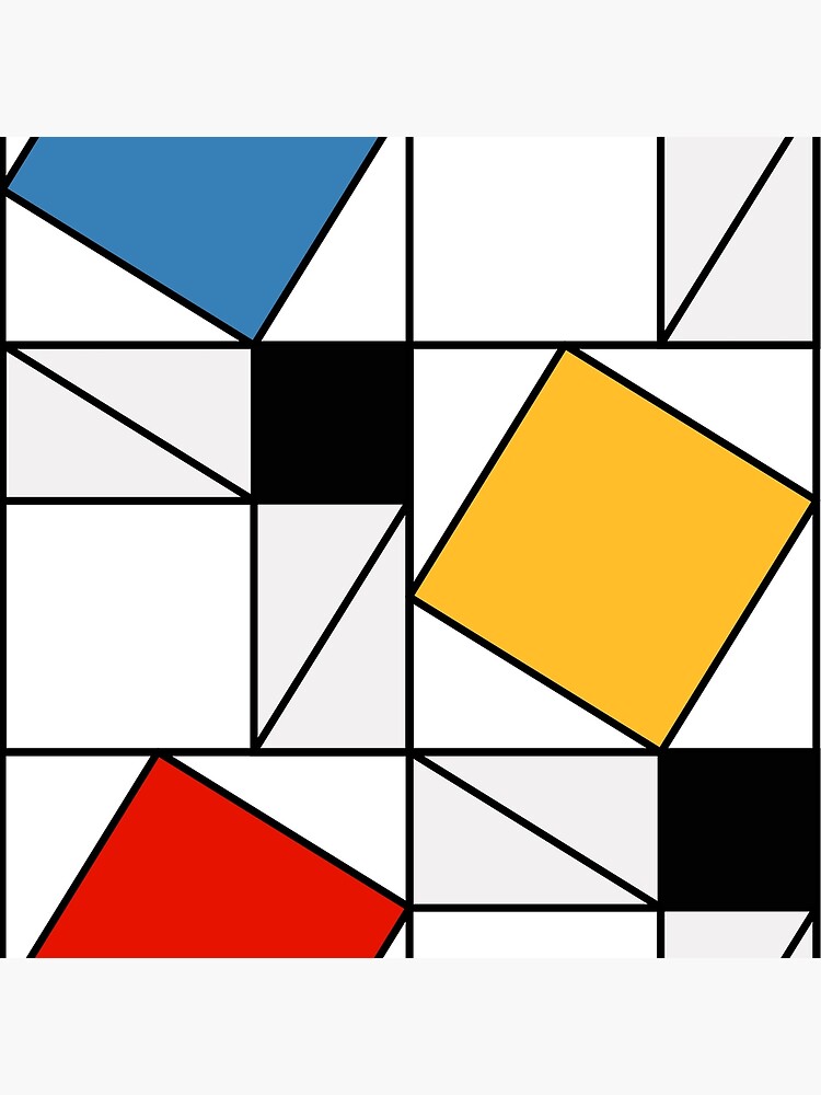 Mondrian meets Pythagoras  & Fibonacci by GianniSarcone