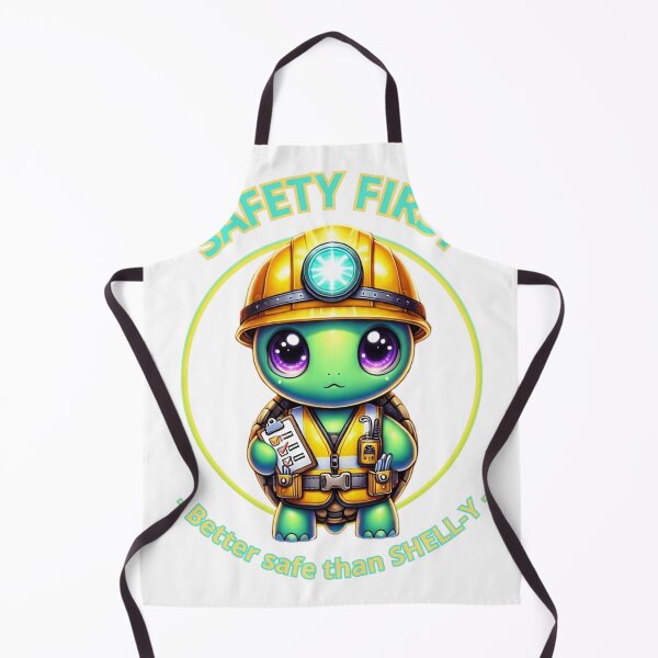 Item preview, Safety First Kawaii Turtle - Better Safe Than Shell-y designed and sold by Guesso.