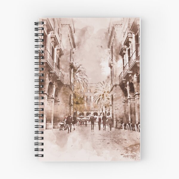 Item preview, Barcelona, Streets designed and sold by AM FineArtPrints.