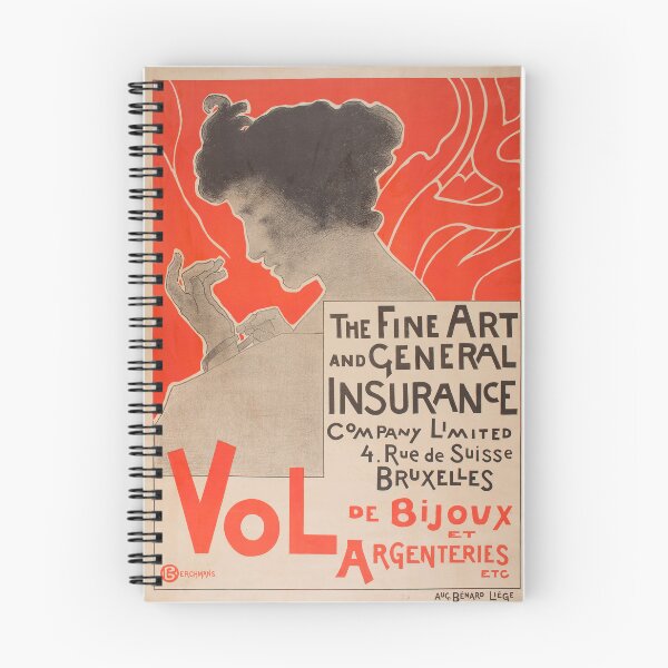 Item preview, Art Noveau Insurance Ad 1876 designed and sold by Teerlinck.