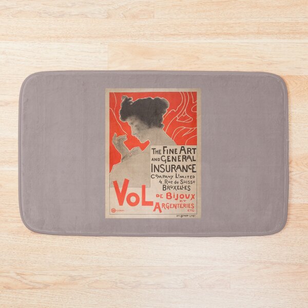 Item preview, Art Noveau Insurance Ad 1876 designed and sold by Teerlinck.