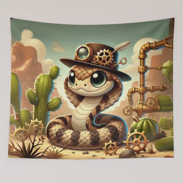 Item preview, Steampunk Mojave Rattlesnake designed and sold by Sillytoe.