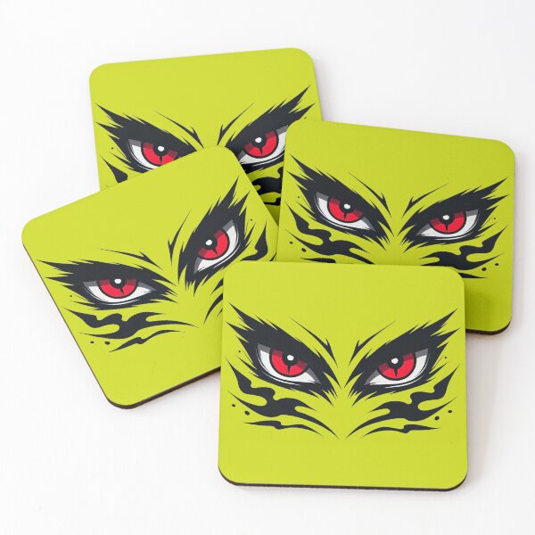 Item preview, Red Eyes! Yellow background. designed and sold by Andrew Frelas.