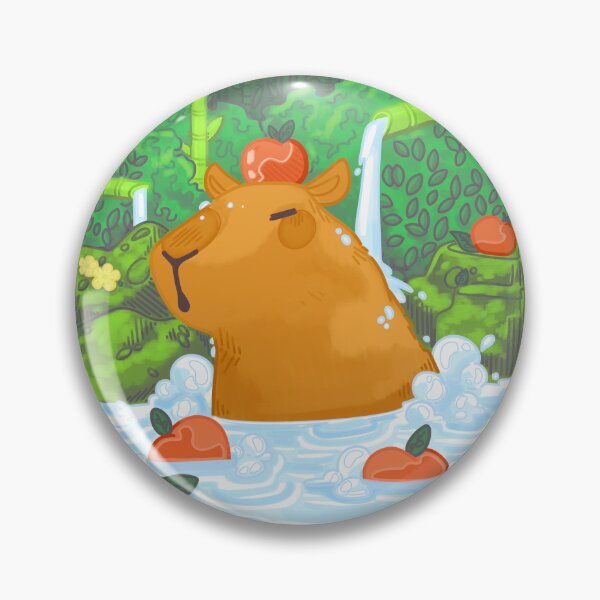 Item preview, Capybara Bath designed and sold by Rychipuff.