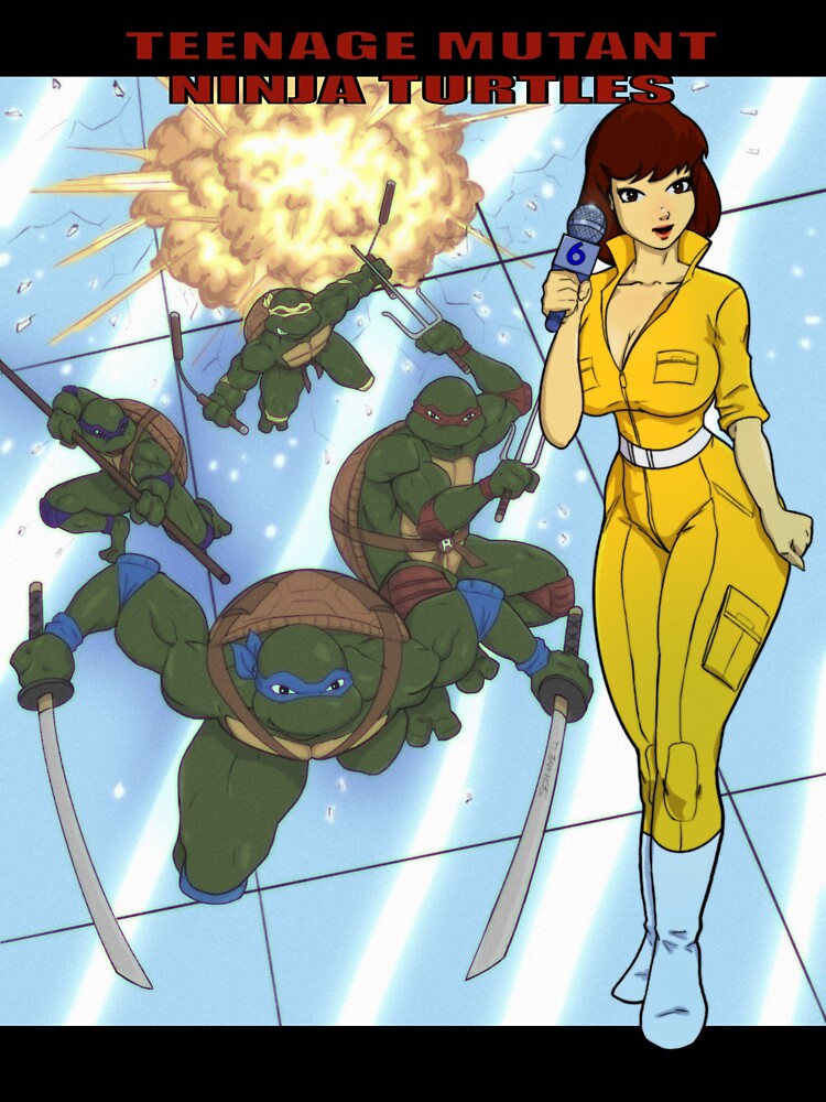 Thumbnail 3 of 3, Sticker, TMNT designed and sold by Reflex76.