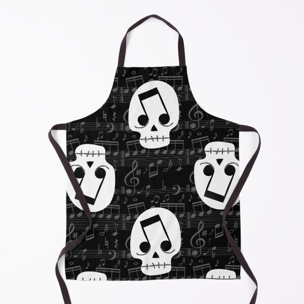 Item preview, gothic music note eyes skull macabre designed and sold by Gossip Rag.