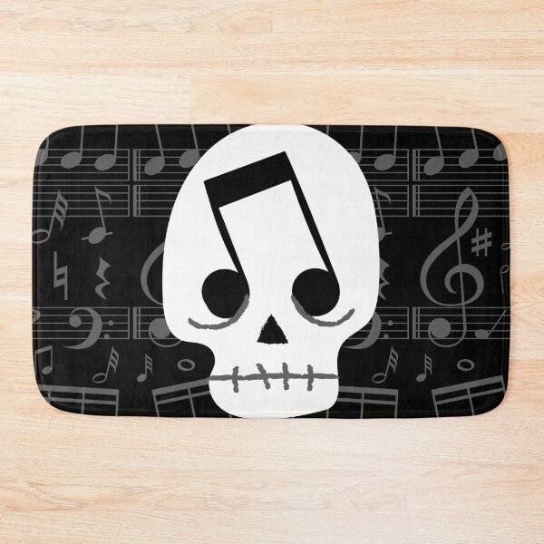 Item preview, gothic music note eyes skull macabre designed and sold by Gossip Rag.