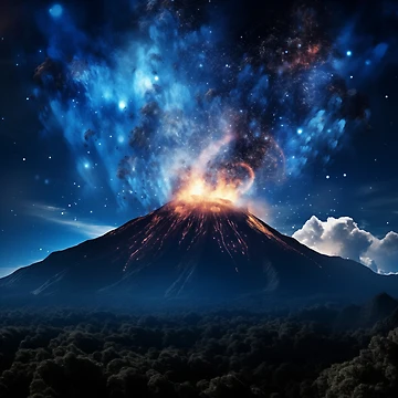 Artwork thumbnail, Volcanic Eruption by Rtymer
