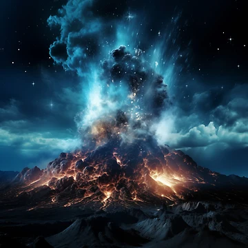 Artwork thumbnail, Volcanic Eruption by Rtymer