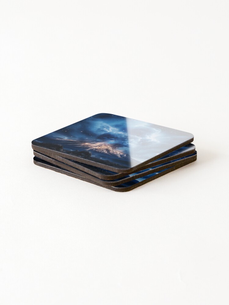 Thumbnail 4 of 5, Coasters (Set of 4), Volcanic Eruption designed and sold by Rtymer.