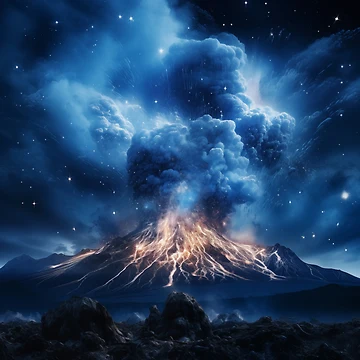 Artwork thumbnail, Volcanic Eruption by Rtymer