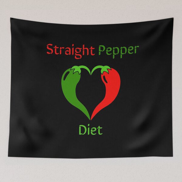Item preview, Straight Pepper Diet - Pepper Heart designed and sold by a-new-light.
