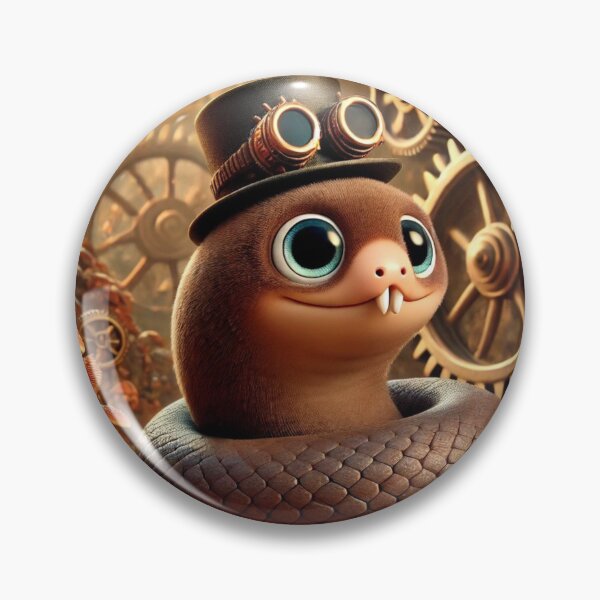 Item preview, Steampunk Mole Snake designed and sold by Sillytoe.