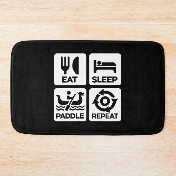 Item preview, Eat Sleep Paddle Repeat - Dragon Boat Racing Motivation designed and sold by chantastical.