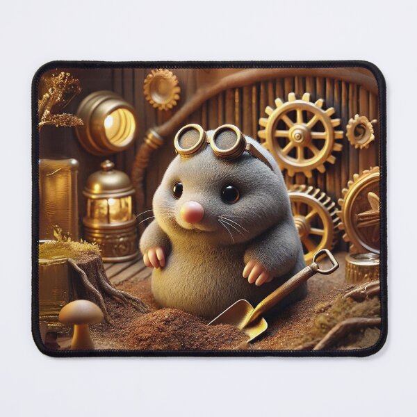 Item preview, Steampunk Mole designed and sold by Sillytoe.