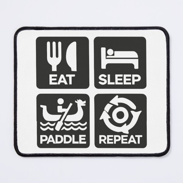 Item preview, Eat Sleep Paddle Repeat - Dragon Boat Racing Motivation designed and sold by chantastical.