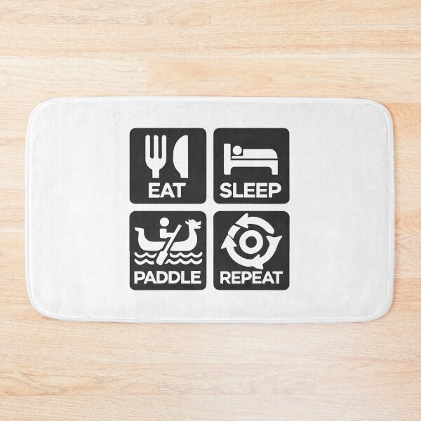 Item preview, Eat Sleep Paddle Repeat - Dragon Boat Racing Motivation designed and sold by chantastical.