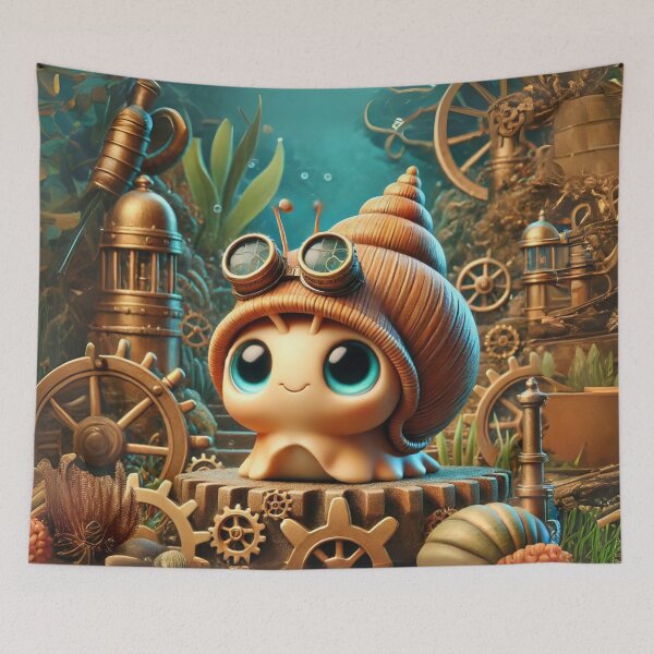 Item preview, Steampunk Mollusk designed and sold by Sillytoe.