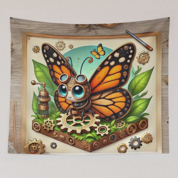 Item preview, Steampunk Monarch Butterfly designed and sold by Sillytoe.
