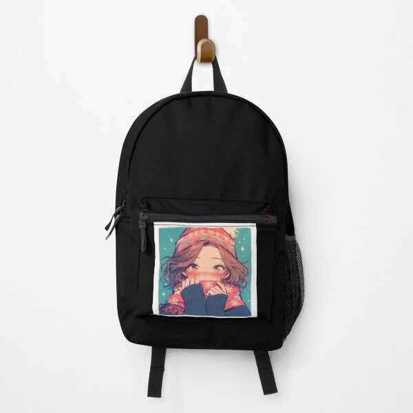 Item preview, Snug Anime Girl Winter Art designed and sold by AwesomeAiArt.
