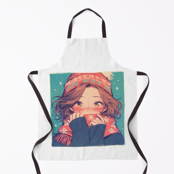 Item preview, Snug Anime Girl Winter Art designed and sold by AwesomeAiArt.