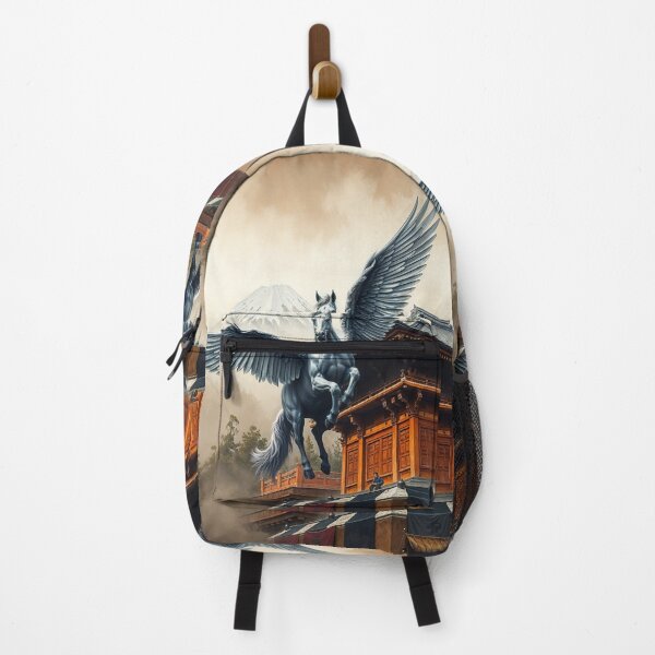 Item preview, Grey Pegasus Landing designed and sold by Skye Ryan-Evans.