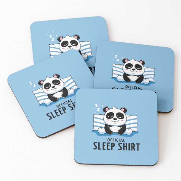 Item preview, Official Sleep Shirt: Cute Panda Design for Sleep Lovers designed and sold by andres felipe  Guevara Rincon.