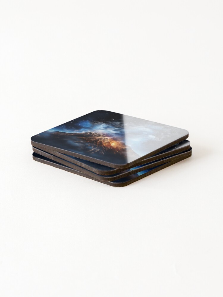 Thumbnail 4 of 5, Coasters (Set of 4), Volcanic Eruption designed and sold by Rtymer.