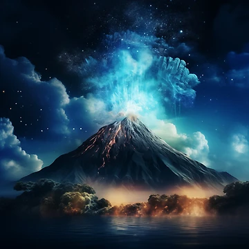 Artwork thumbnail, Volcanic Eruption by Rtymer