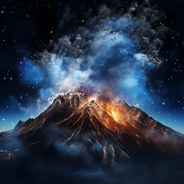 Artwork thumbnail, Volcanic Eruption by Rtymer