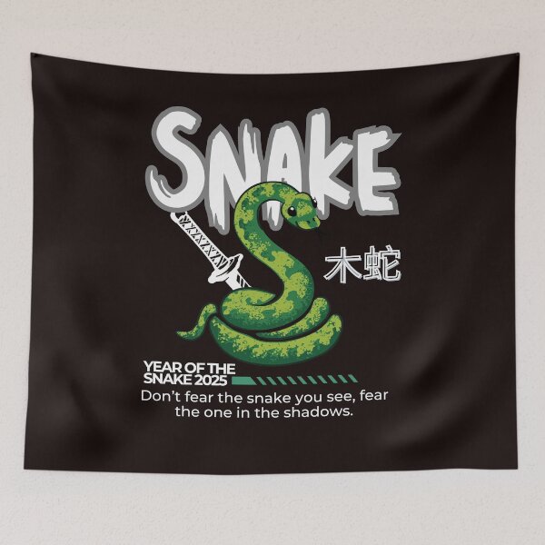 Item preview, 2025 Year of the Snake designed and sold by leshewle.